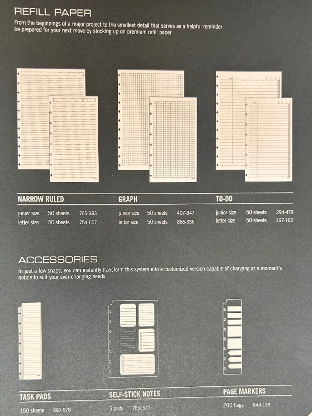 NEW TUL Discbound Notebook With Gray Leather Cover, Quality 60 Ruled Sheets